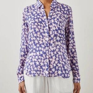 RAILS josephine pink stars in periwinkle